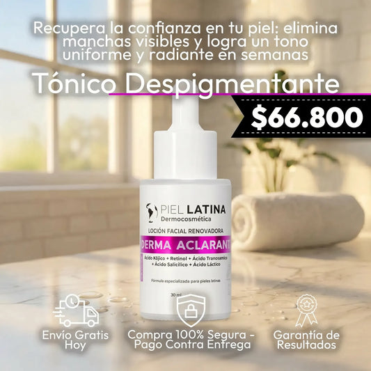 Derma Aclarant (tónico despigmentante) - Iluminador Facial PREMIUM