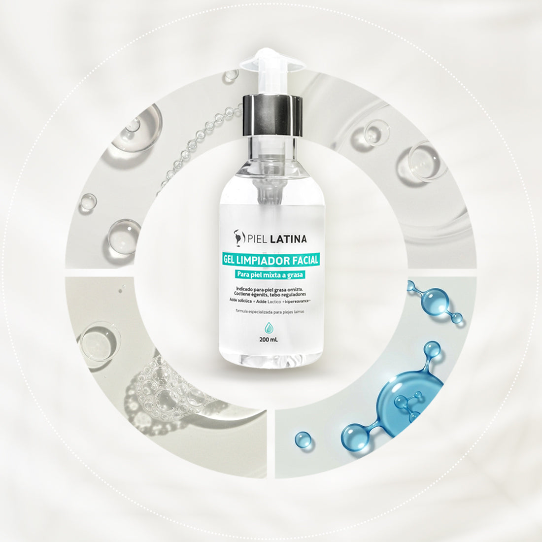 GEL LIMPIADOR FACIAL PIEL MIXTA A GRASA