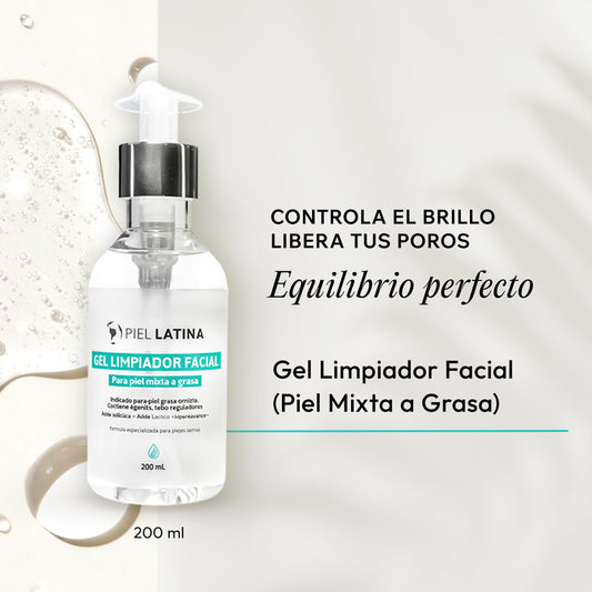 GEL LIMPIADOR FACIAL PIEL MIXTA A GRASA