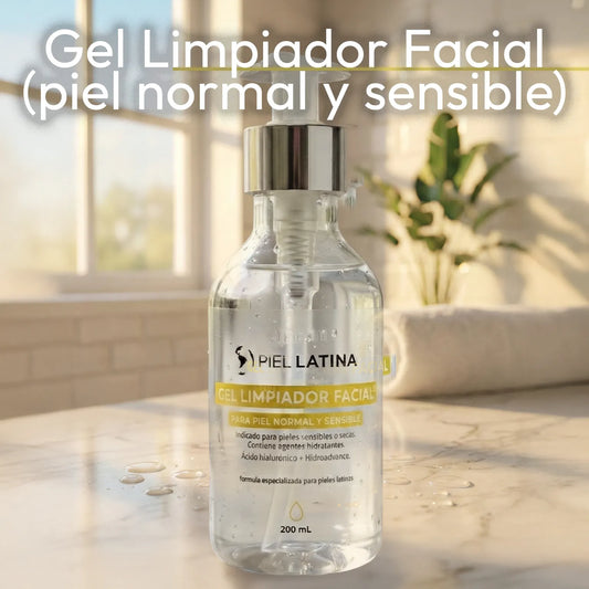 GEL LIMPIADOR FACIAL PIEL NORMAL Y SENSIBLE